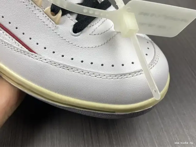 Rep Onekick 2 Retro DJ4375-106 Red White SP Off-White Low Jordan 0407